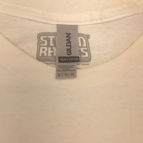 Steven Rhodes Cryptozoology Crew Neck Shirt Mens Size Extra Large XL White - Picture 3 of 9